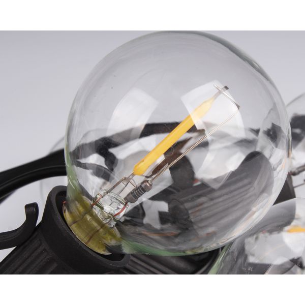 Solar string lights outdoor g40 string lights 25ft-25 bulbs string lights outdoor led