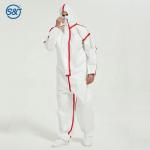 Waterproof Disposable impervious coverall Non woven workwear overol PPE Set Suit