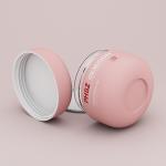 Luxury Round Empty 100g Cream Glass Jars For Face Cream Body Scrub Facial Mask