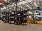 CIMC High Strength Steel 2/3 Axles 20/30/40/45/48/53ft Container Twist Lock