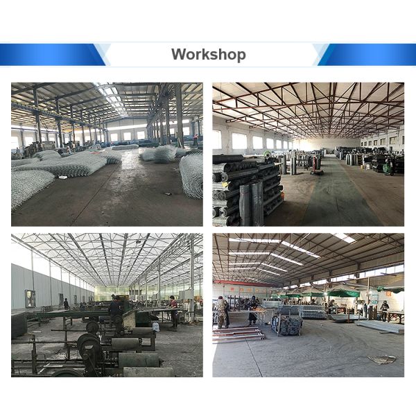 6ft x 50ft Galvanized Steel 9 Gauge heavy duty industrial chain link fencing