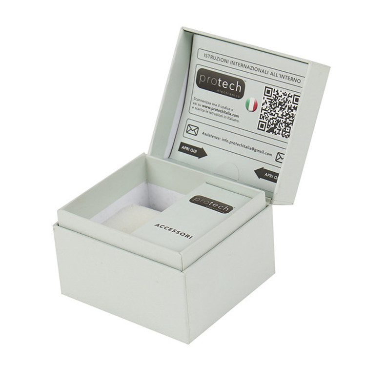 Square Single Display Hard Cardboard Paper Gift Box Eco Friendly Customized