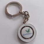 Pad Printing / Offset Pad Printing 1.2mm Promotional Metal Keyrings