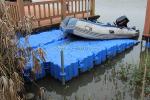 Jet dock for boat lift