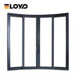 120 X 80 Accordion Glass Sliding Doors For Patio 2.2mm Aluminium