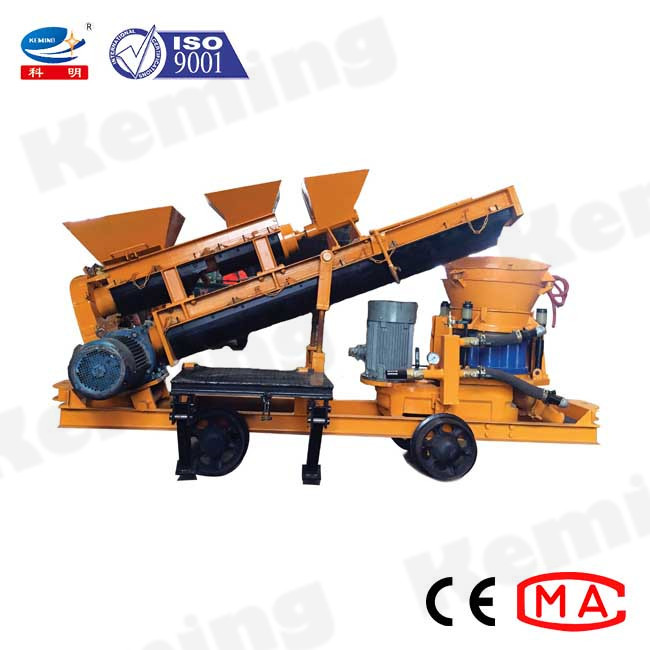 Screw Type Mixing Concrete Shotcrete Machine Slope Supporting