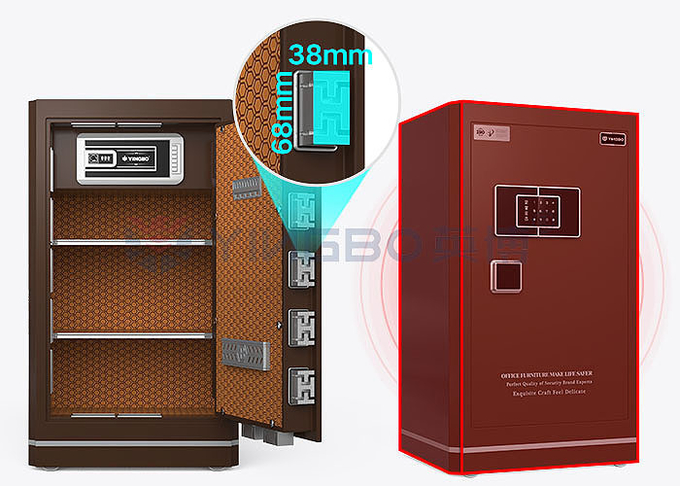 OEM Patented Double T Bolts And Inner Locking security box for home YB/N6-88