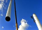 2 Steel Pipe Pole Monopole Transmission Tower ASTM A123 Submerged Arc Welding