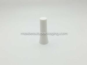 Wholesale N1049 glossy matte white injection long nail polish cap nail polish packaging plastic cap uv coating color available from china suppliers
