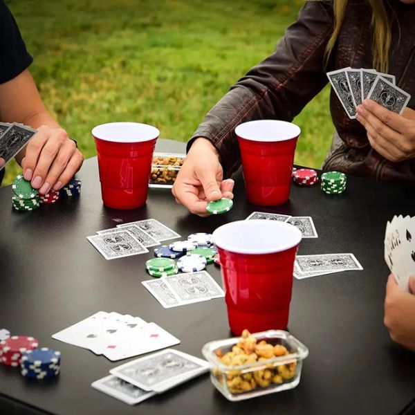 425 Ml 14 Oz PP Reusable Beer Pong Cups Injection Beer Pong Plastic Cups