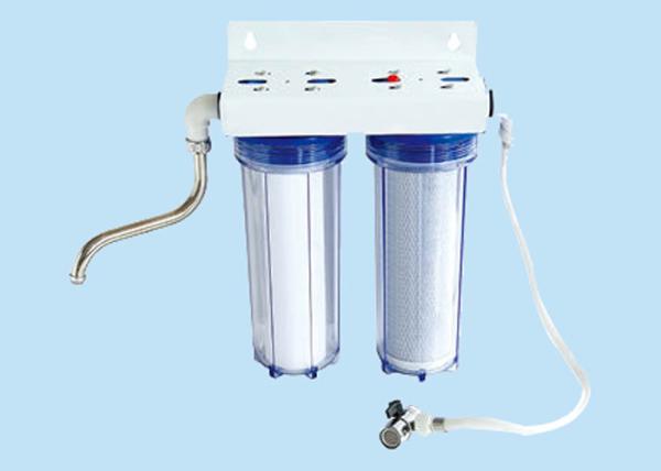 Plastic Cartridge Filter Vessels For Wall Mount Water Filter 1/4" Inlet/Outlet