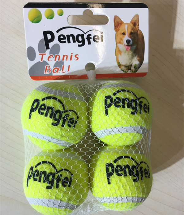 Wholesale Durable Rope Pet Chew Toys Ball Interactive Tennis Double Knot pet dog toys ball