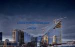 Job Ready Tower Crane 215 feet 65 meter Jib 10 ton Capacity 2ton at the tip