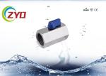 Threaded Stainless Steel Shut Off Valve For Pneuma / Water High Pressure