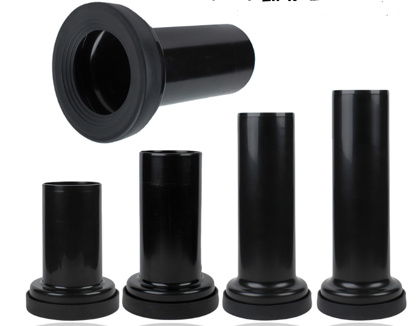 Sealed Rubber Black PP Pipe Is Used For The Concealed Water Tank In Modern Bathroom Toilets, For Direct Drainage Of Sewage.
