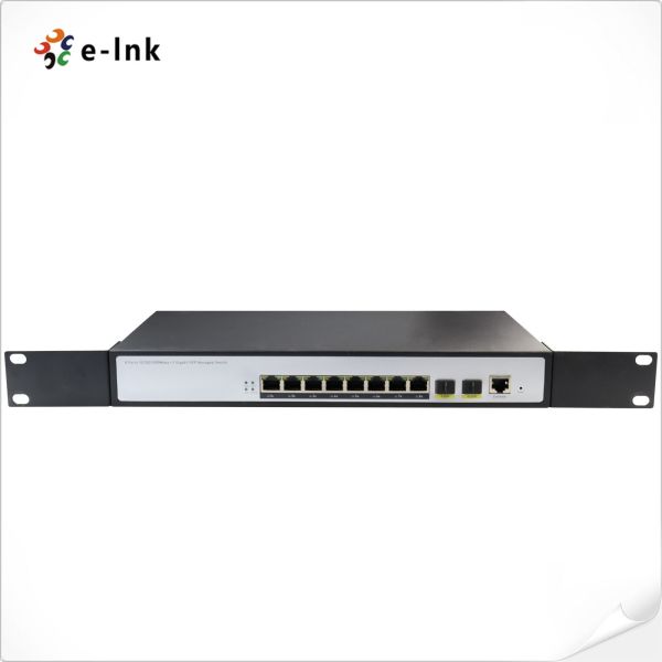 L2+ 8-Port 10/100/1000T + 2-Port 100/1000X SFP Managed Ethernet Switch