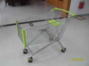 Wholesale 150L Wire Shopping Carts Supermarket Shopping Trolley With Anti - UV Plastic Parts from china suppliers