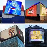 1R1G1B Waterproof Outdoor Advertising Led Display P8 IP 65 Fixed Installation