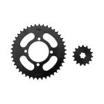 Motorcycle Chain Sprocket Kit For Honda CG125 Suzuki GN125 WY125 ZJ125 CD70