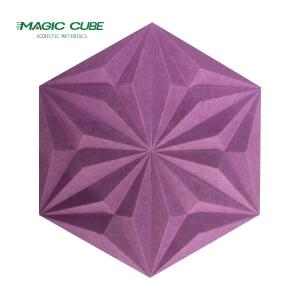 Wholesale 600mm Diamond Pattern Polyester Fiber Panel Flame Resistance For Meeting Room from china suppliers