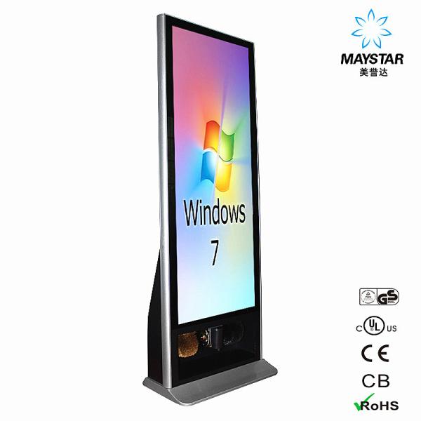 Quality Reliable Digital Advertising Kiosk , All In One Free Standing Touch Screen Kiosk for sale