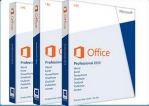 China Retail Full Version Microsoft Ms Office 2013 Professional Software For 1 User on sale
