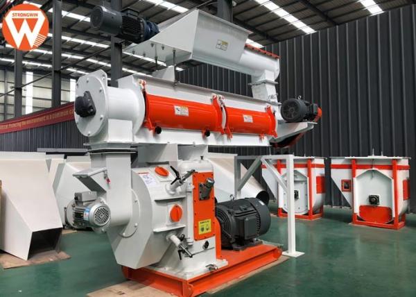 Rabbit Mash Animal Feed Plant Machinery With Crumbler Machine Double Shaft