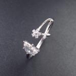 Silver 925 Original Pearl Ring Imperial Crown Design / Single Pearl Ring For