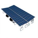 Outdoor Waterproof Arched Shape Pergola Carport Solar systems carport solar