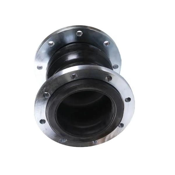 DN125 Flanged Double Ball Flexible Rubber Expansion Joint Carbon Steel Threaded