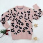 Autumn and winter new children's Jacquard knitted sweater fashion baby simple
