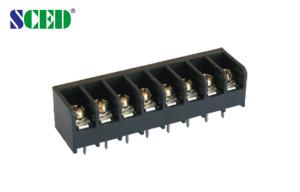 Wholesale 300V 15A Industrial Barrier Terminal Blocks With Right Angle Wire Inlet from china suppliers