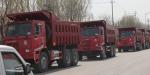 Professional 371HP Engine Tipper Dump Truck , Safety 10 Wheel Dump Truck