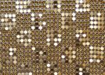 SHUOLONG Decor Steel Metal Sequin Fabric Hotels Metal Flake Fabric