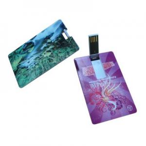 USB Version 2.0 Credit Card USB Stick 16GB KC-939 With Reading At 10Mbps