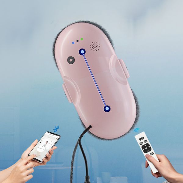 Intelligent Customized Logo Window Robot Cleaner with Dual Water Spray and Remote Control