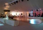 Promotional Pole Tents For Weddings / Display / Exhibition with Transparent