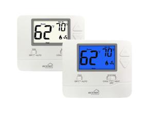 Wholesale Riseem Home Wiring 24v Digital DC HVAC Non-programmable Thermostat For Air Conditioning from china suppliers
