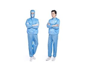 Wholesale Anti Static 0.25cm 0.5cm Grid Dust Proof Overalls Industrial Clothes from china suppliers