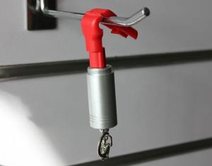 Wholesale COMER security display hook stop lock for mobile accessories retail store from china suppliers