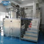 2 Ton Homogenizer Emulsifier Mixer , Steam Heated Shampoo Making Machine