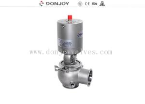Wholesale Aseptic Reversing Seat Valve DN25-DN150 with pneumatic actuator 304 / 316L from china suppliers