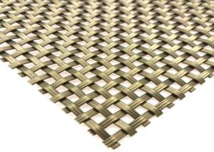 Wholesale 17.5mm Architectural Woven Wire Mesh Facades Perforated Metal Mesh Screen 1.5mm from china suppliers