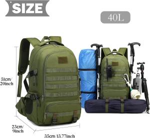 Wholesale Hiking Camping Backpack 40L, Lightweight Rucksack Men Women Outdoor Sport Trekking Traveling Daypack from china suppliers