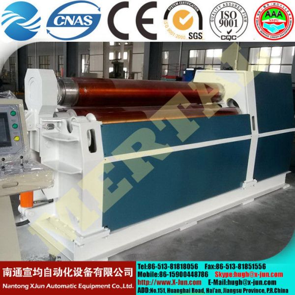 MCLW12CNC-20X2000 Hydraulic 4 Roller Plate Rolling/Bending Machine with CE Certification