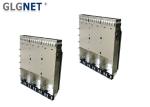 3 Ports QSFP28 Cage Assembly For QSFP28 Connector Transceiver Solder Mount