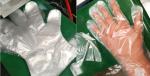 3m Length Disposable Plastic Glove Making Machine , 50pcs/Min PE Glove Machine