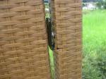 Outdoor Rattan Furniture , Garden / Beach KD Wicker Screen Fence
