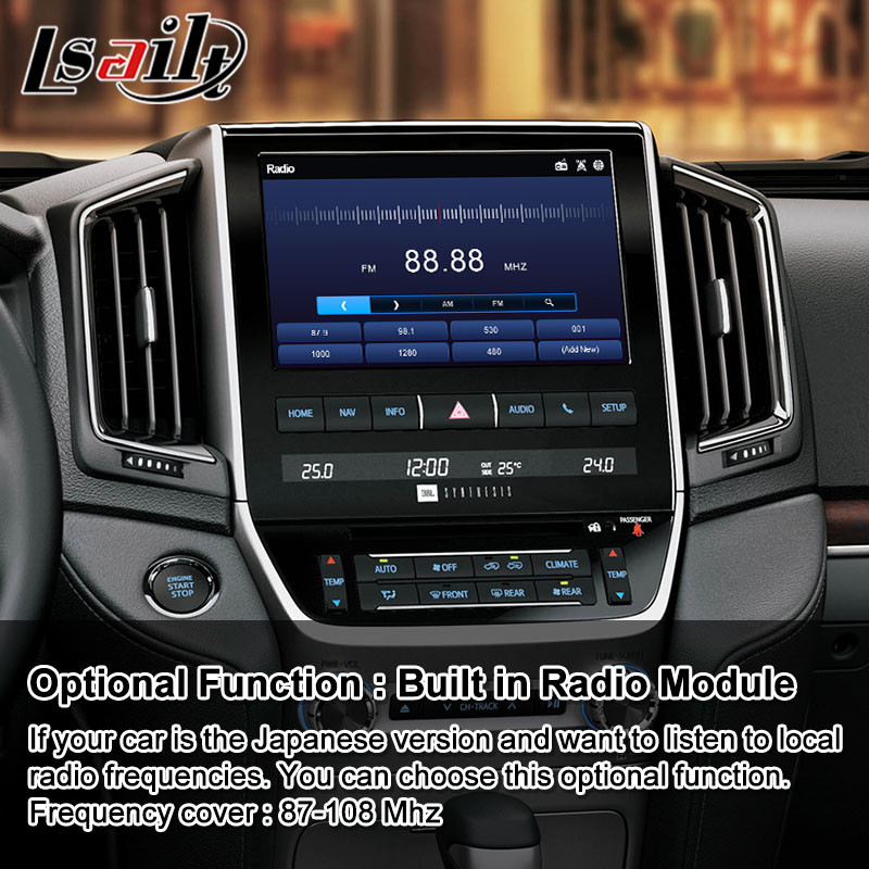 Toyota Land Cruiser 200 Sahara Android Carplay Interface for LC200 2016-2021 By Lsailt