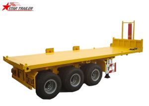 Wholesale Steel Container Step Deck Semi Trailer , Heavy Duty Low Deck Trailer from china suppliers